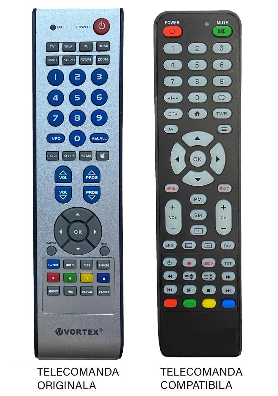 Telecomanda inlocuitoare compatibila TV VORTEX LCD4230 cod ER 9475 MFY 1006 (475)