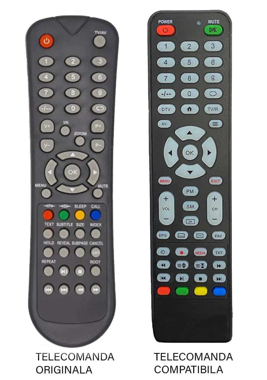 Telecomanda inlocuitoare TV Edelstein Hyundai Horizon 32EA400 compatibila Cod ER 1124 MFY 1114 (27-2)