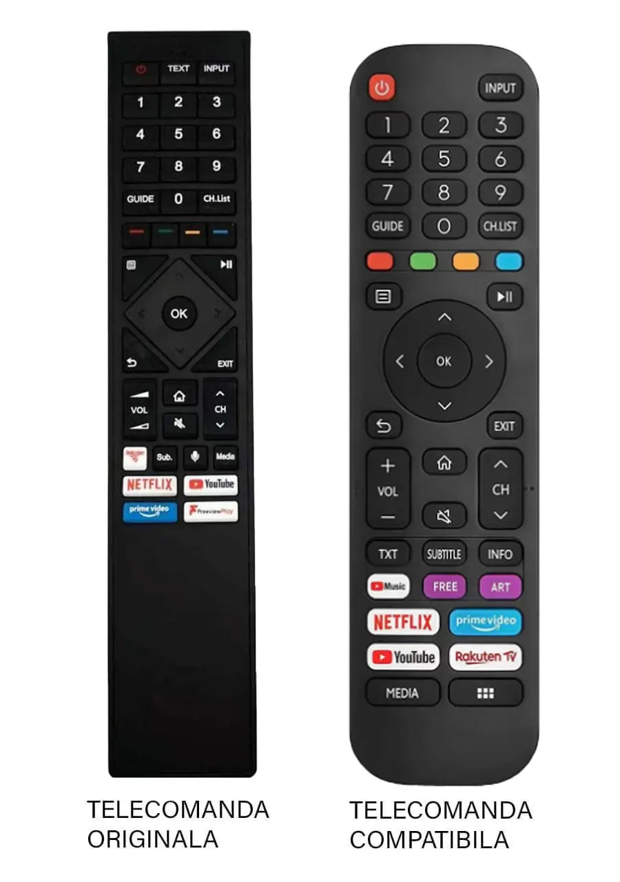 Telecomanda inlocuitoare TV Hisense ERF3B72H compatibila cod ER9567 /MFY1159 (423-3)