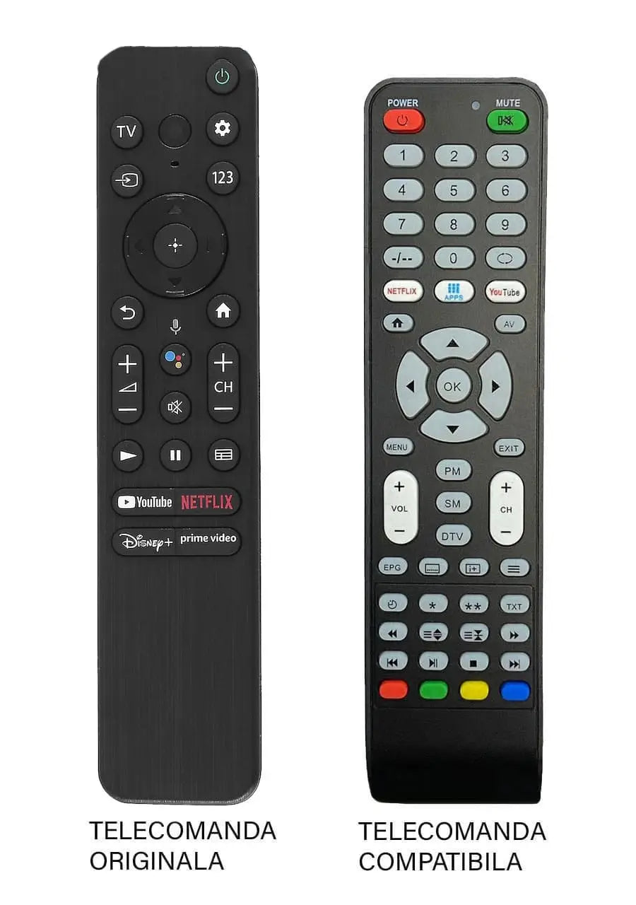 Telecomanda inlocuitoare TV Sony RMF-TX800U compatibila cod ER1319-N /MFY1309 (566)