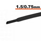 Tub termocontractibil negru 1.5mm/ 0.75mm 0.5m