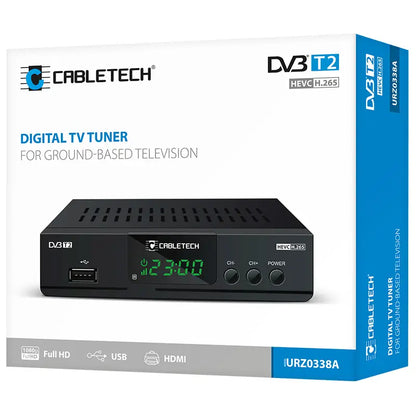 Tuner DVB-T2 /DVB-T H.265 HEVC LAN CABLETECH URZ0338A