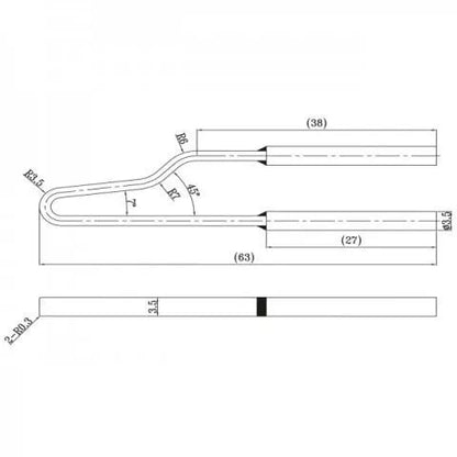 Varf letcon de lipit 28021 2buc 28050 Fahrenheit