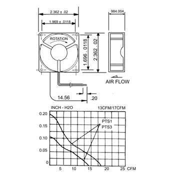 Ventilator 12V 60x60x25mm SUNON 4500RPM 21.7CFM 34dBA