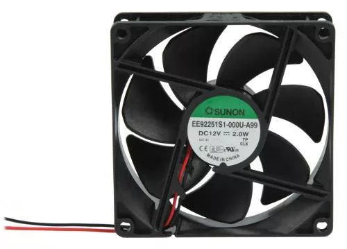 Ventilator 12V 92x92x25mm SUNON 2800RPM 49CFM 34dBA