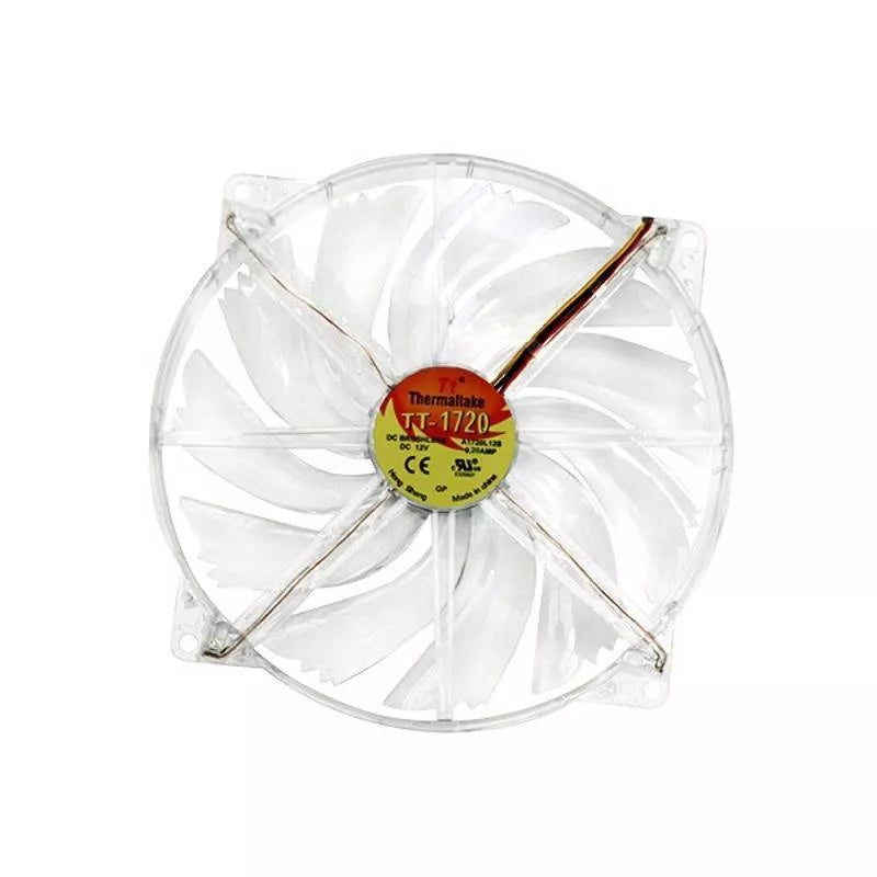 Ventilator 200mm blue LED silent fan 12V
