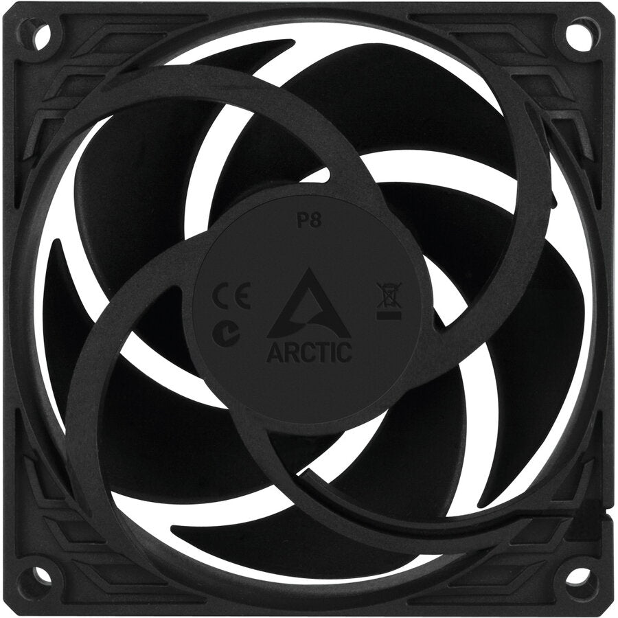 Ventilator ARCTIC P8 80x80x25mm 3000rpm 3-pin 12V 0.14A negru 1buc ACFAN00147A