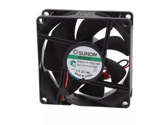 Ventilator DC axial 12VDC 80x80x25 mm 4800rot./min 101.4m3/h 44.7dBA Vapo SUNON PF80251V1-1000U-A99