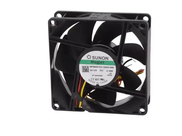 Ventilator DC axial 12VDC 80x80x25mm 0.78W 2600rot./min 55.77m3/h 28dBA Vapo Sunon MF80251V3-1000U-G99