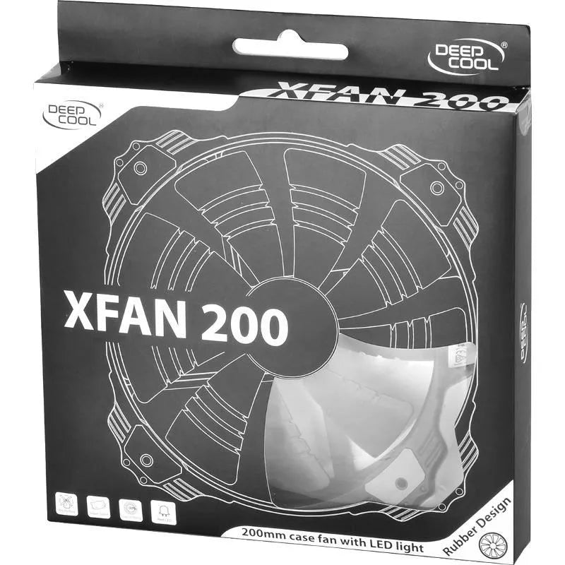 Ventilator Deepcool Xfan 200 Blue 200mm iluminare albastra