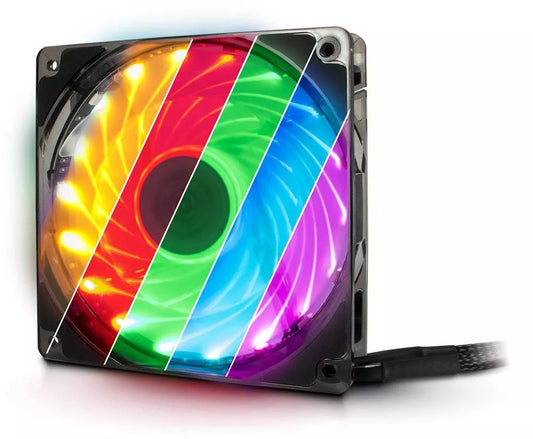 Ventilator Inter-Tech L-12025 Aura 120mm 1500RPM RGB