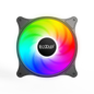 Ventilator PCCOOLER FX1203-BKRN1-GL 120x120x25 mm 12V 0.18A 1200RPM RGB LED 3-pin Hydro Bearing fixed LED RGB
