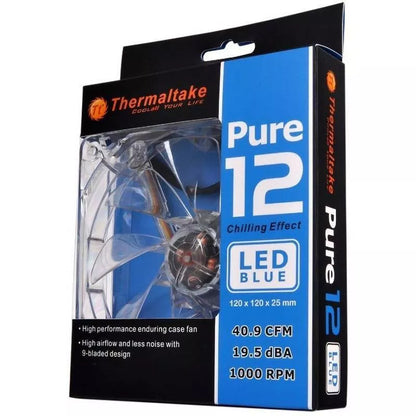 Ventilator Pure S 12 LED 120mm LED blue 12V