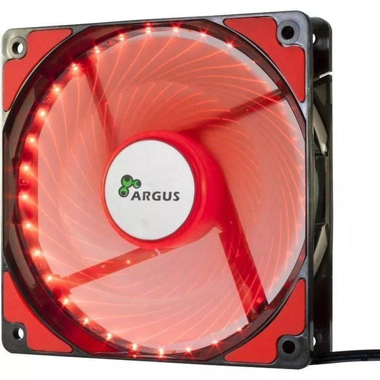 Ventilator rosu Inter-Tech L-12025 120mm Red LED Fan 12V