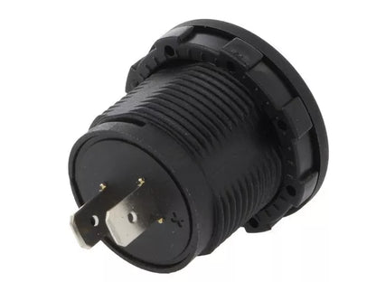 Voltmetru 6-33VDC negru-rosu SCI A25-1-BB3-R